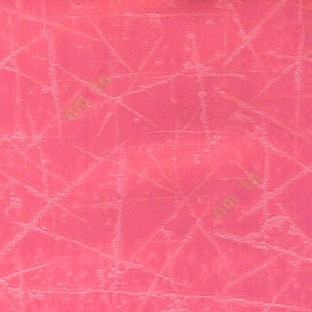 Pink color abstract design neurons random crossing lines texture and shiny combination poly fabric main curtain